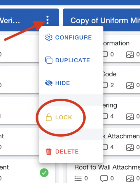 Locking Columns in Template - Inspector Toolbelt Home Inspection ...