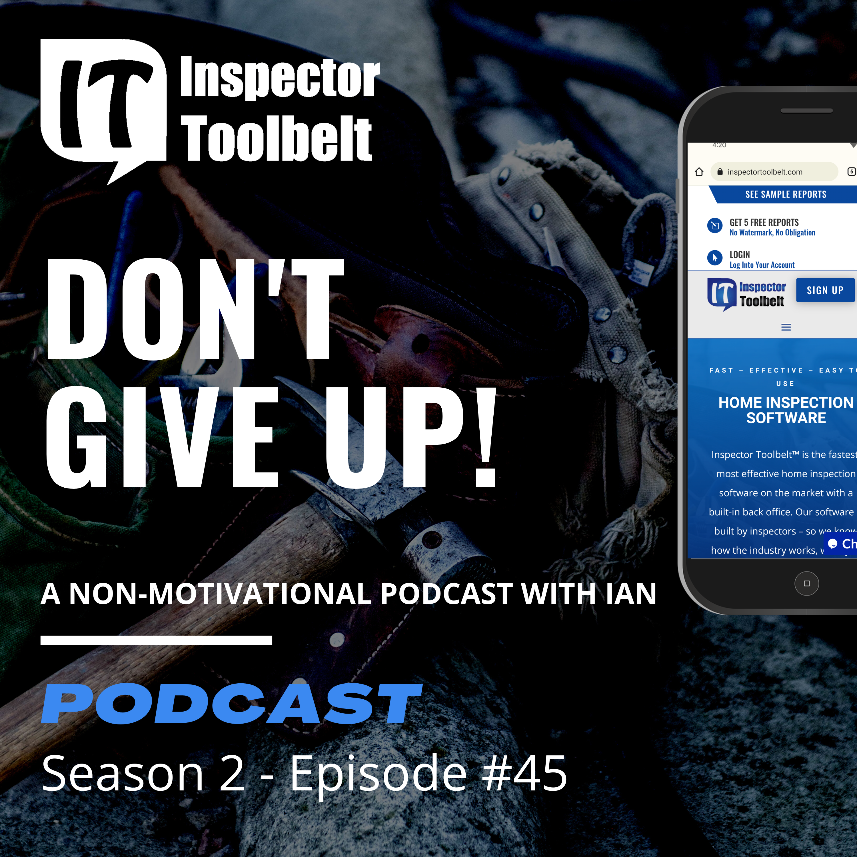 Don't Give Up! - A Non-Motivational Podcast With Ian Robertson