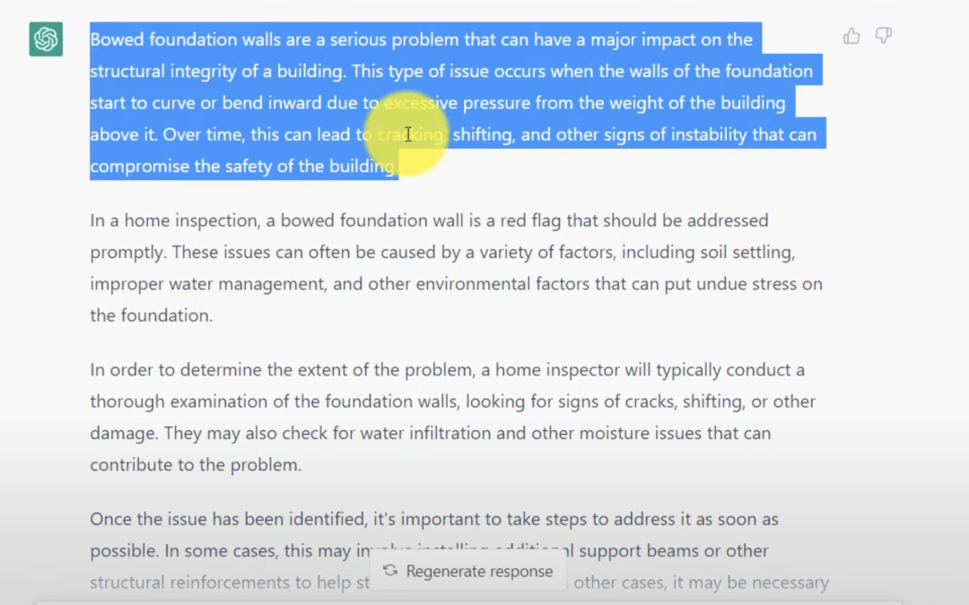 How Home Inspectors Can Utilize ChatGPT