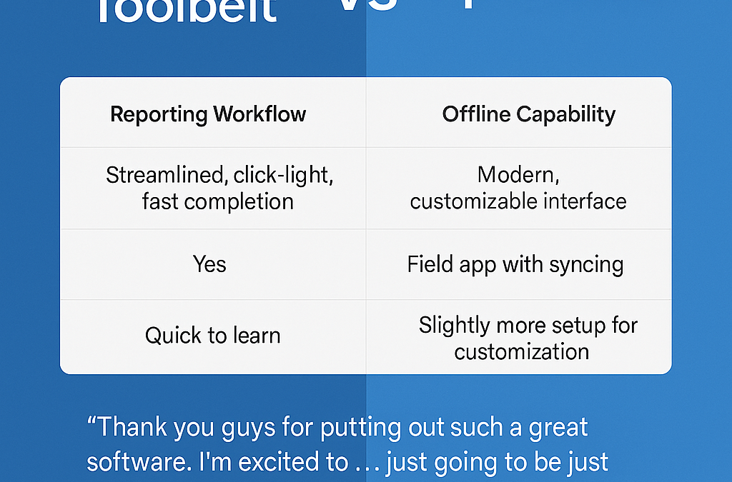 Inspector Toolbelt vs Spectora: 2025 Home Inspection Software—See Which Writes Reports Faster