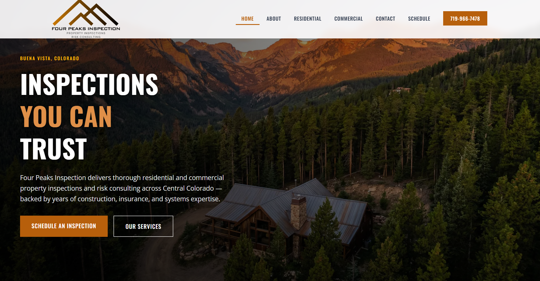 Website for Home Inspector in CT
