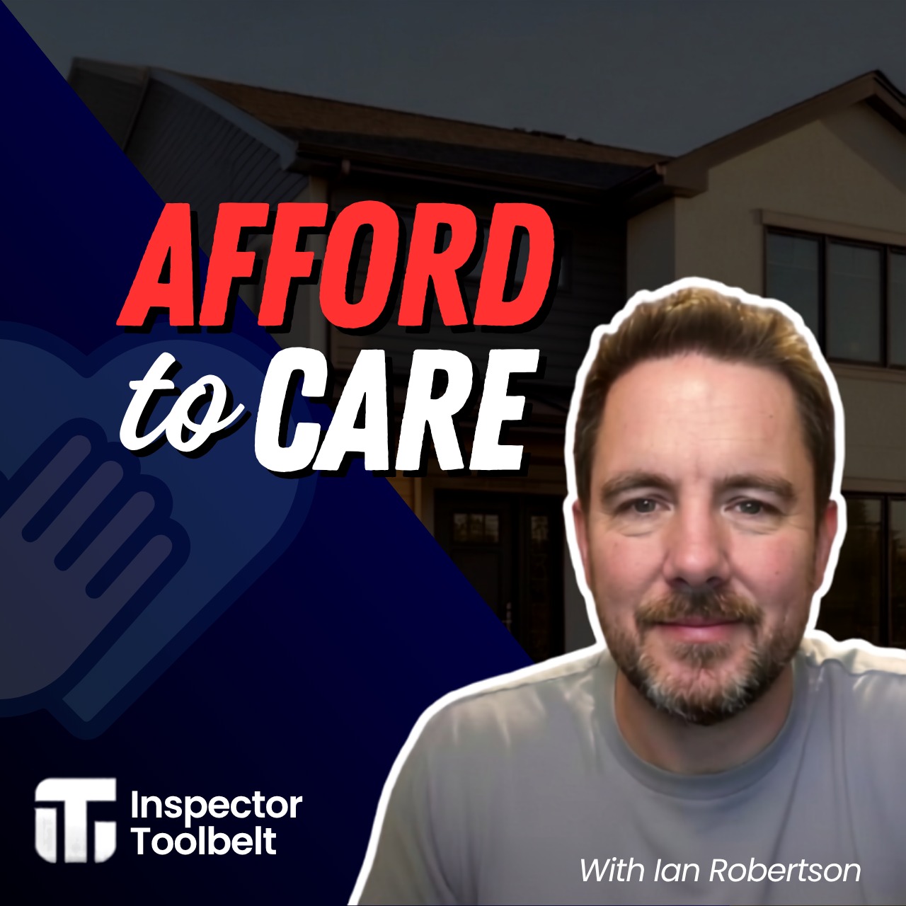 Ian Mayer of IM Home Inspections, left, and Inspector Toolbelt Talk host Ian Robertson, right, with the text “Million Dollar Success with Ian Mayer.”