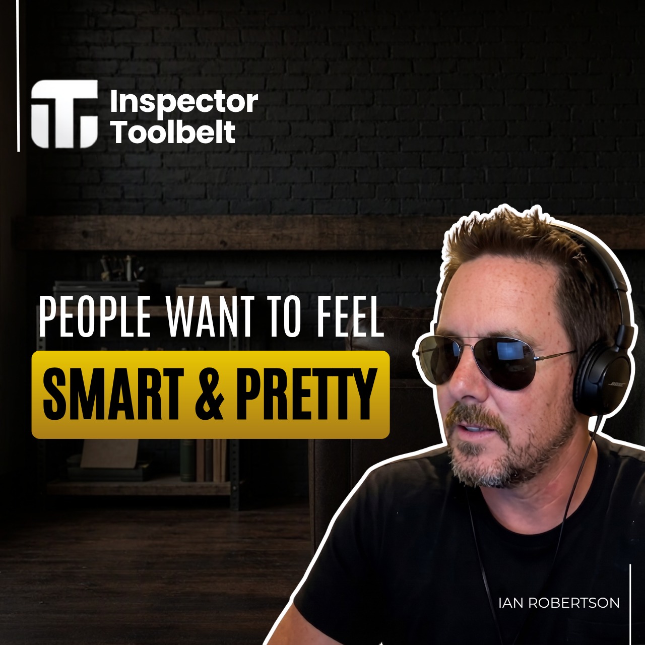 Ian Mayer of IM Home Inspections, left, and Inspector Toolbelt Talk host Ian Robertson, right, with the text “Million Dollar Success with Ian Mayer.”